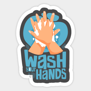 wash your hands Sticker